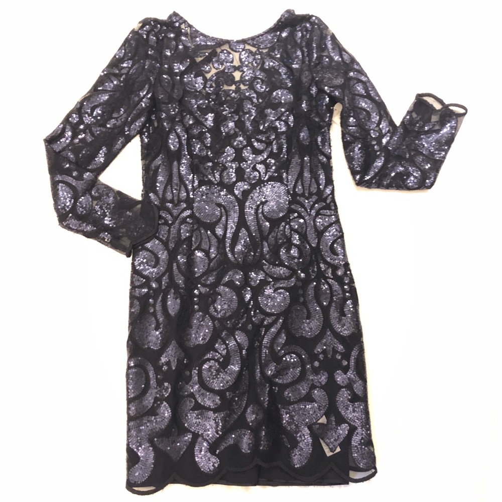 Black Sequence Dress Laundry By Shelli Segal